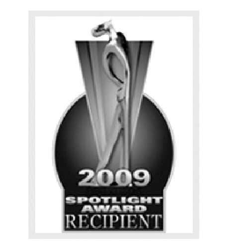 Award trophy for wedding and event planning excellence.